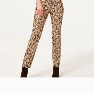 Good American Snake Skin Faux Leather Sz 6/28